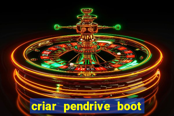 criar pendrive boot windows 10